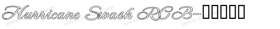 Hurricane Swash ROB字体转换